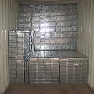 240 γαλβανισμένο σκαλωσιά μεταλλικό κατάστρωμα με στήριξη τύπου U