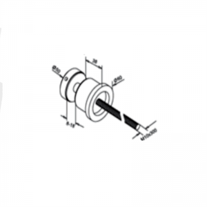 50MM OD Γυαλί-τοίχο ενισχύει τον κάτοχο