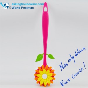 AKLBB001 Μακρύ χερούλι με λουλούδια Λουτρό μαλακής καθαρισμού