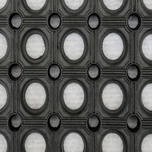 Αντιολισθητικό καουτσούκ με οπή αποστράγγισης για παιδική χαρά