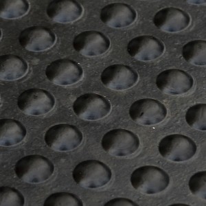 Ανθεκτικό στο νερό Καουτσούκ χαλάκι με αποστράγγιση Τρύπα για εστιατόριο