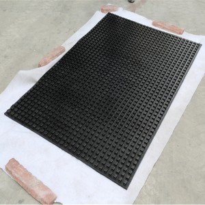 Honeycomb Pattern Anti vibration Καουτσούκ ματ καουτσούκ φύλλο για αγρόκτημα