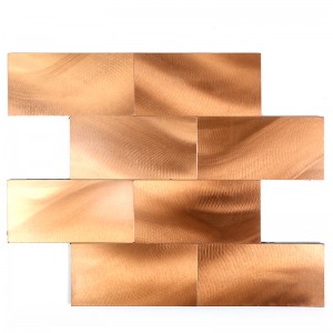 Υποθαλάσσιο αλουμινικό μωσαϊκό φλοιό και Stick αυτοκόλλητα πλακάκια για Backsplash κουζίνα