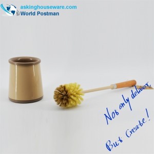 Ακρόμπανο Βούρτσα Κουζίνας Βούρτσα Σετ Παραλία Χειρολαβή με Κάτοχο Caddy