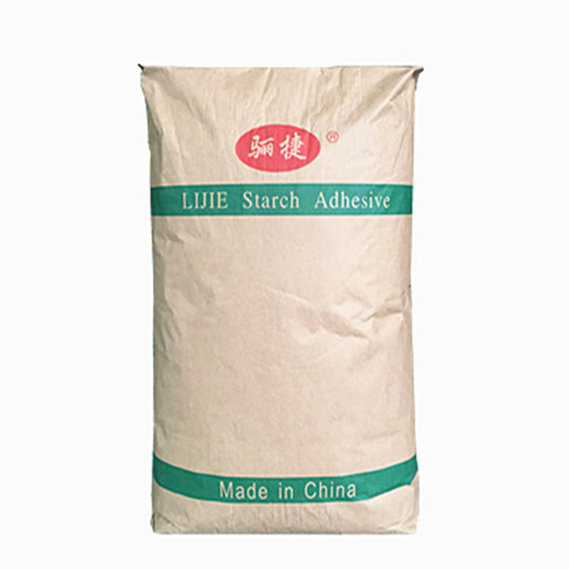 Τροφίμων ουδέτερη κόλλα αμύλου για συσκευασίες, κόλλα για σακούλες από χαρτί τσιμέντου