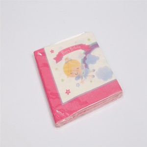 Εργοστάσιο Προμήθεια Real Eood φιλικό προς το περιβάλλον σύνορα Floral Design Καλής ποιότητας χαρτοπετσέτα χαρτοπετσέτας