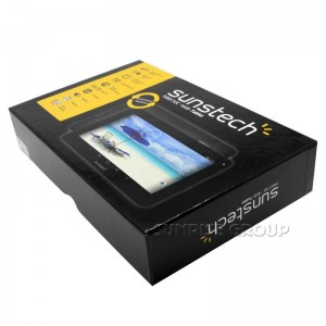 Dongguan Χονδρική Προσαρμοσμένη Σχεδίαση Lid-off χαρτονιού sunstech Ραδιόφωνο κουτί συσκευασίας