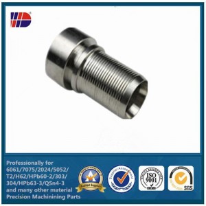 Προσαρμοσμένο ανοξείδωτο χάλυβα ακριβείας Μεταλλοτεχνίας CNC περιστρεφόμενα εξαρτήματα