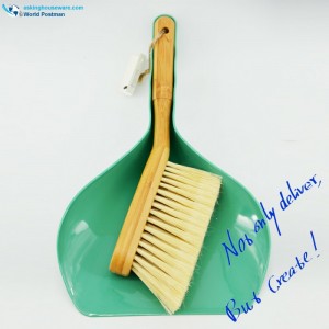 Akbrand Bamboo Χειριστείτε το Dustpan Brush στο Tiff. Χρώμα