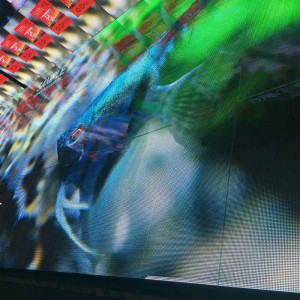 P8.928 Εξωτερική σκηνή ορόφου χορού Οθόνη οδήγησε / οδήγησε τοίχο βίντεο