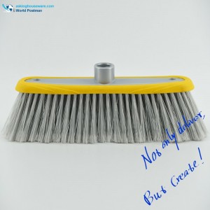 Ακράβδινη στρογγυλή λάμα από πλαστικό μέταλλο με χοντρό μαλακό TPR Bordure διπλές τρύπες στο πινέλο