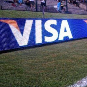 P10 ελαφρύς υπαίθριος ποδοσφαιρικός γύρος διαφήμισης περιμετρική διαφήμιση οδήγησε οθόνη