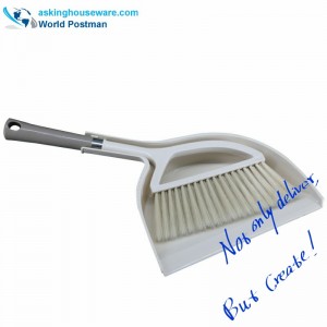 Akbrand Dustpan Βούρτσα βουρτσών με σχήμα μισού-φεγγαριού Dustpan