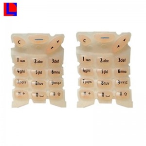 OEM καλωσόρισε προσαρμοσμένο καουτσούκ πληκτρολόγιο σιλικόνης κουμπί