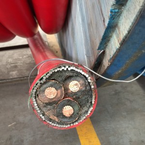 Πολυθραύσσο καλώδιο με θωράκιση μέσης τάσης με θωρακισμένο STA / SWA