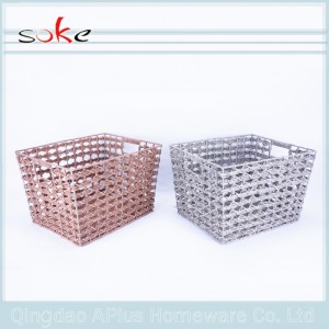 Καυτός πώληση μπαστούνι χειροποίητο υφαντό καλάθι αποθήκευσης