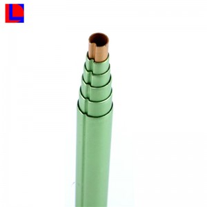 Ρυθμιζόμενο / επέκταση τηλεσκοπικό πόλο αλουμινίου με πλαστικό κάλυμμα