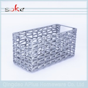 Αρχική εμπορευματοκιβώτια Υφασμάτινο καλάθι αποθήκευσης υφασμάτων PE