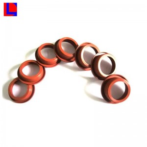 Προσαρμοσμένη κόκκινη λάστιχο από καουτσούκ σιλικόνης για ηλεκτρονική εφαρμογή