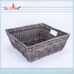 Κομψό καλάθι αποθήκευσης καλής ποιότητας PE από ρουτάνο