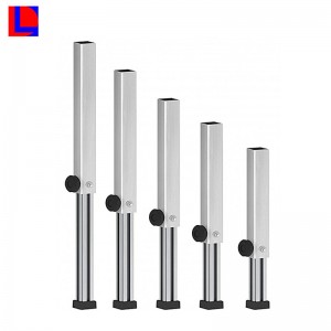 OEM υπηρεσία Κίνα Φτηνές τιμές αλουμίνιο πίνακα γύρο / τετράγωνο τηλεσκοπικά πόδια