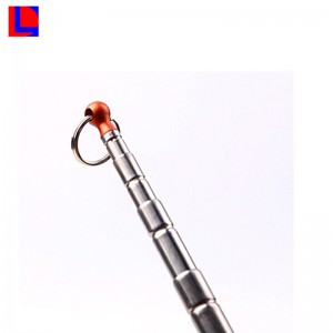 Ζεστό φορητό αλουμινένιο τηλεσκοπικό σκύλο με κρεμαστή και φωτεινή μπάλα