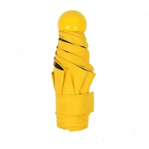 Χονδρική κινεζική ομπρέλα Φτηνές μίνι κάψουλα διαφήμιση 5 πτυσσόμενη ομπρέλα