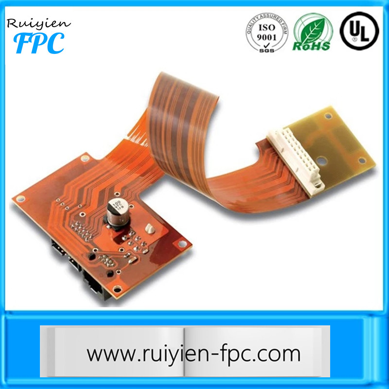 RUI YI EN Επαγγελματική OEM Rigid Flex PCB Κατασκευαστής Ευέλικτη τυπωμένο κύκλωμα Κατασκευαστής