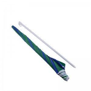 προσαρμοσμένη εξωτερική ηλιόλουστη ομπρέλα παραλίας ομπρέλα με περιθώρια