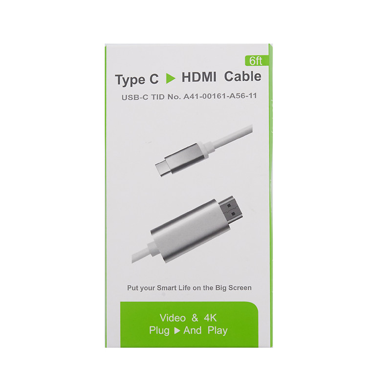 USB τύπου c σε HDMI αρσενικό μετατροπέα ABS κέλυφος Κωδικός: FEF-USBIC-013