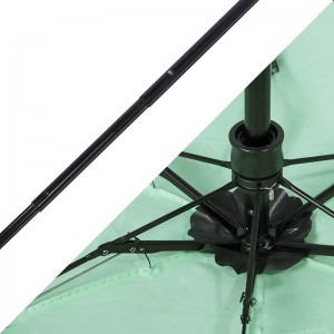 Μεταλλικό πλαίσιο Μικρότερη 5 πτυσσόμενη ομπρέλα βροχής για γυναικείες ομπρέλες ομπρέλας