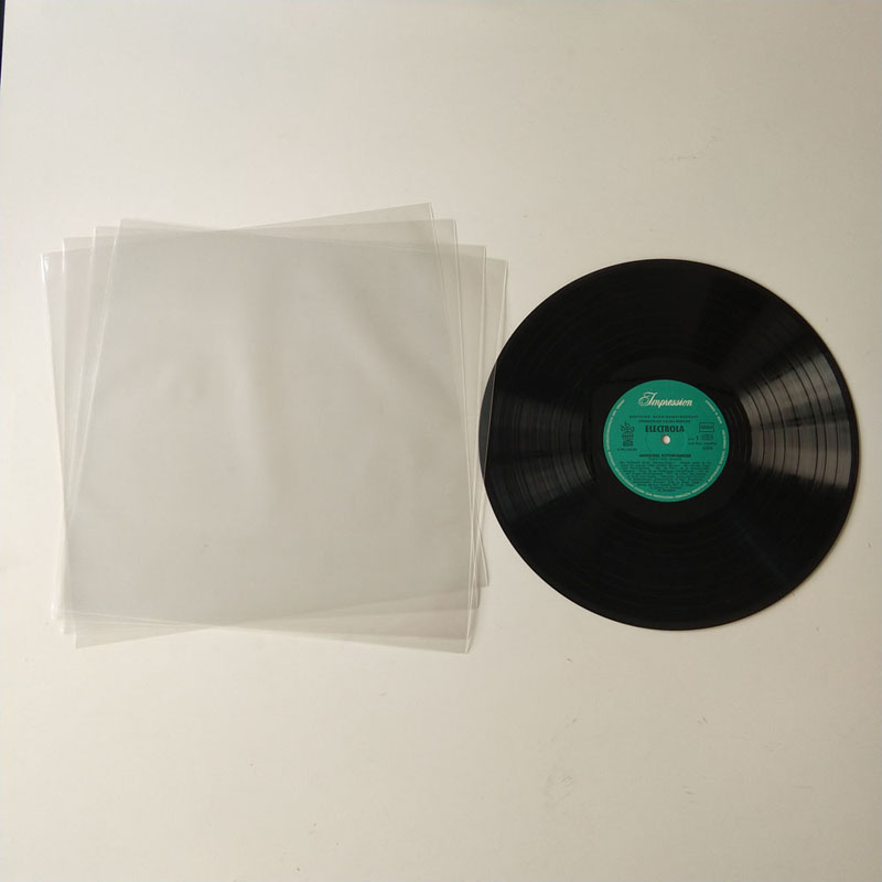 12 ίντσες LP Record Flat πολυαιθυλένιο Εξωτερική μανίκια