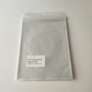 Crystal Clear 2mil πολυ ανθεκτική τσάντα περιοδικών