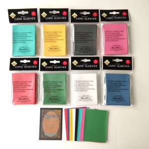 Τυποποιημένο μέγεθος MTG Χρώμα ματ χαρτονομισμάτων χαρτονομισμάτων 66x91mm