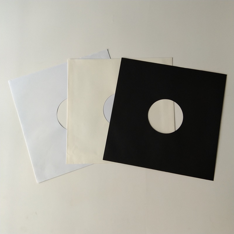 33RPM μαύρο χαρτί Vinyl LP Αποθήκευση εγγραφών Εσωτερικά προστατευτικά μανίκια