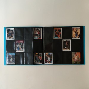 Γαλάζιο Χρώμα 12 Χαρτοφυλάκιο συλλογών χαρτοφυλακίου Άλμπουμ για κάρτα μπέιζμπολ