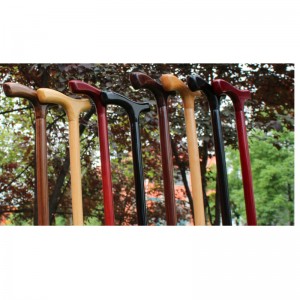 Δώρο χειροποίητο ξύλινο μπαστούνι για περπάτημα για ηλικιωμένους