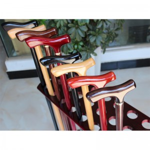 Δώρο χειροποίητο ξύλινο μπαστούνι για περπάτημα για ηλικιωμένους