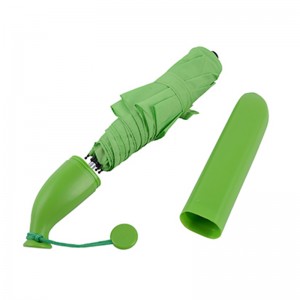 Ομπρέλα μπανάνας 3 φορές διπλή χειροκίνητη ανοιχτή ομπρέλα με λογότυπο