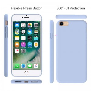 Για iphone συν το κινητό τηλέφωνο περίπτωση μαλακή υγρή σιλικόνη TPU πίσω κάλυψη περίπτωση κινητού τηλεφώνου