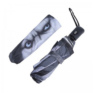 Ψηφιακές εικόνες ζωγραφικής εκτύπωσης Αυτόματη ανοιχτή και αυτόματη κλειστή ομπρέλα 3 φορές