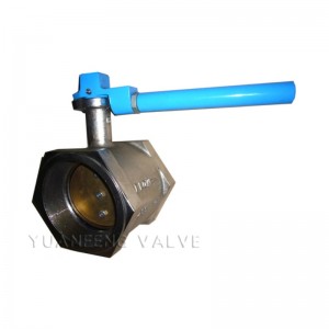 Βαλβίδα πεταλούδας με σπείρωμα