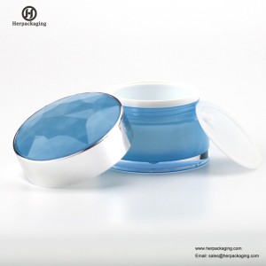 HXL212C Στρογγυλό κενό καλλυντικό Jar διπλό τοίχο δοχείο φροντίδας δέρματος Jar