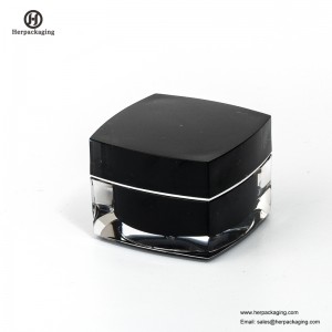 HXL214 Στρογγυλό άδειο καλλυντικό δοχείο διπλού τοίχου δοχείο περιποίησης δέρματος Jar