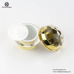 HXL216A Στρογγυλό άδειο καλλυντικό δοχείο διπλού τοίχου δοχείο περιποίησης δέρματος Jar