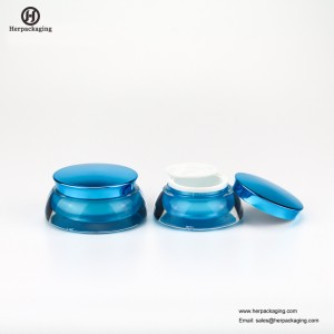 HXL222 πολυτελή στρογγυλά άδεια ακρυλικό βάζο καλλυντικών