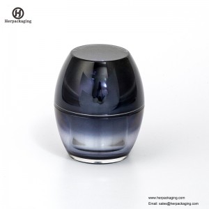 HXL232 Στρογγυλό άδειο καλλυντικό δοχείο διπλού τοίχου δοχείο περιποίησης δέρματος Jar