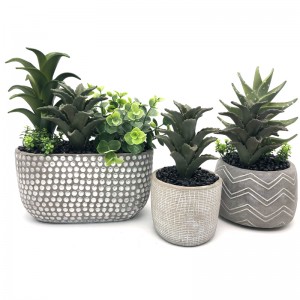 Τεχνητή Ρεαλιστική Succulent Aloe Vera Φυτά Tropical Office Κήπος Αρχική Διακόσμηση