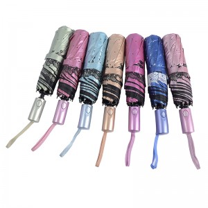 αδιάβροχη σχεδίαση φωτογραφιών προσαρμοσμένη εκτύπωση 3 φορές ομπρέλα με λειτουργία αυτόματης ανοιχτής λειτουργίας και αυτόματ...