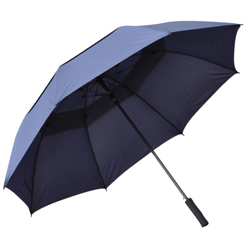 Αυτόματη ανοιχτή ομπρέλα με προσαρμοσμένη διπλή ομπρέλα γκολφ για εκτύπωση
